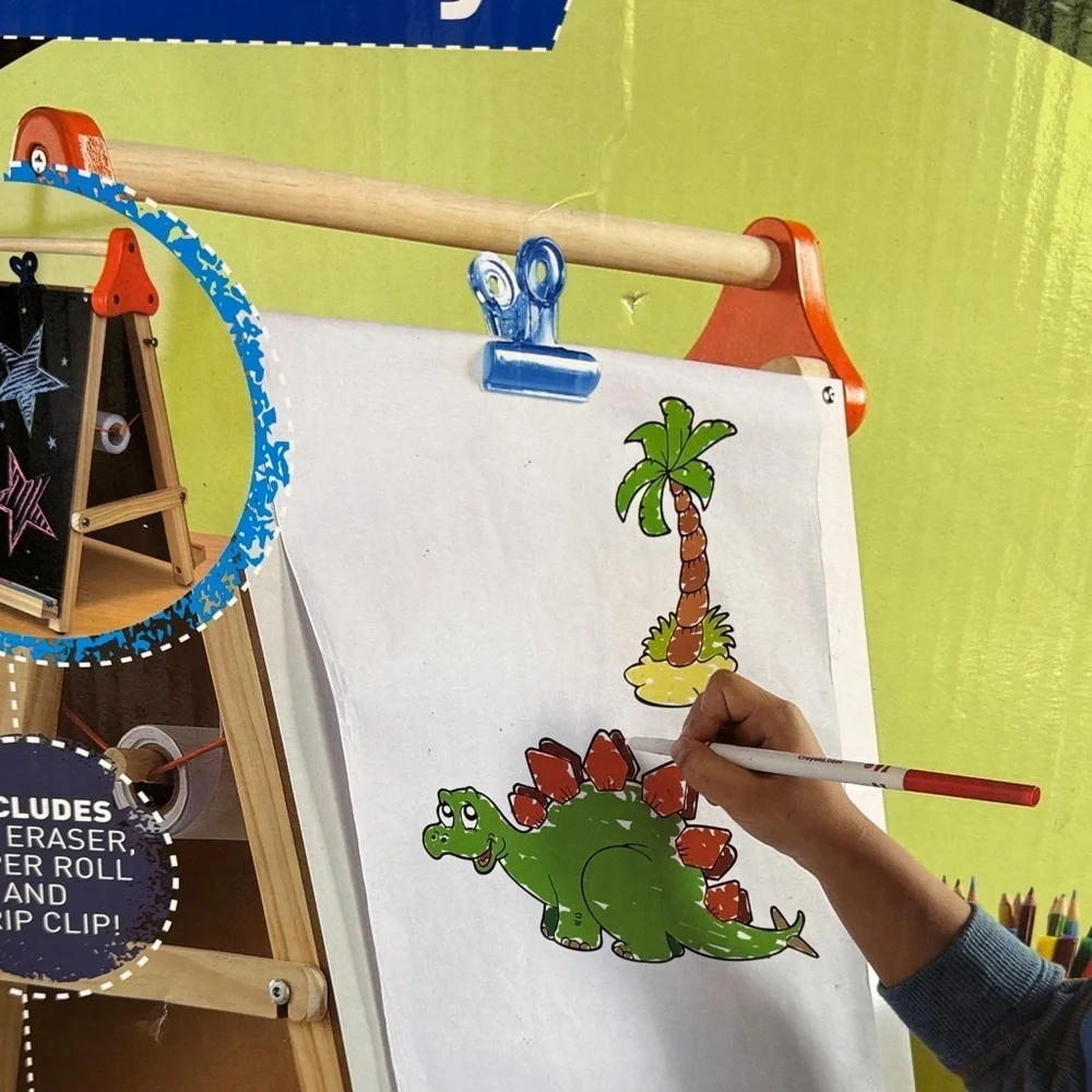 Discovery Wooden Tabletop Easel with Paper Roll